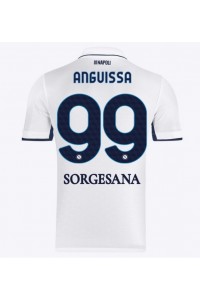 SSC Napoli Frank Anguissa #99 Jalkapallovaatteet Vieraspaita 2024-25 Lyhythihainen